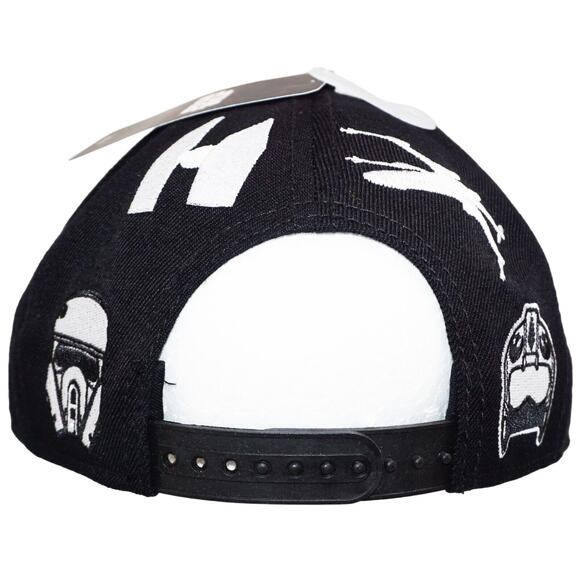 Vintage Death Star Empire Hat - Disney Star Wars Rogue One - Bioworld Cap 2016 - Picture 7 of 11